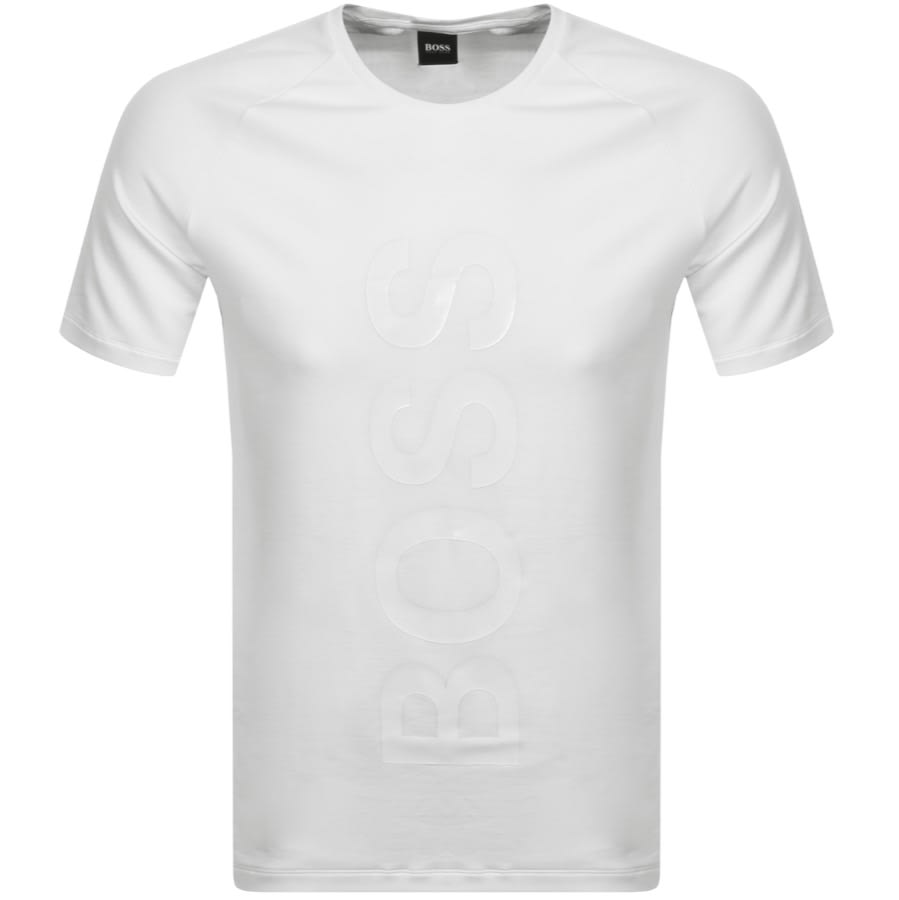Alternative Image for ProductBOSS Logo Short Sleeve T Shirt White1